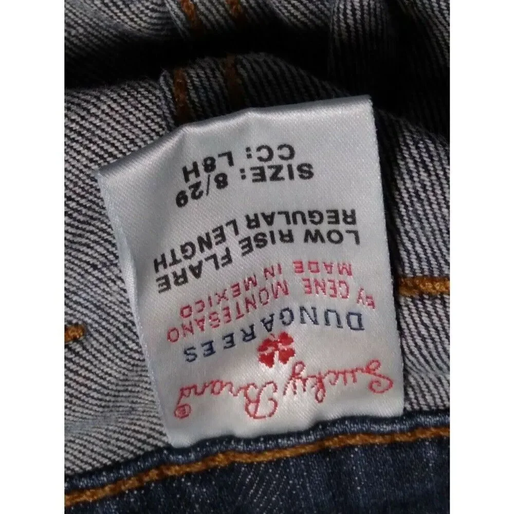 Classic Dark Wash Women’s Jeans Low Rise Flared Leg Size 8/29
